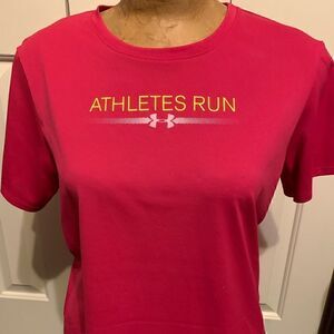 Women’s Under Armour Athletes Run S/S Heatgear